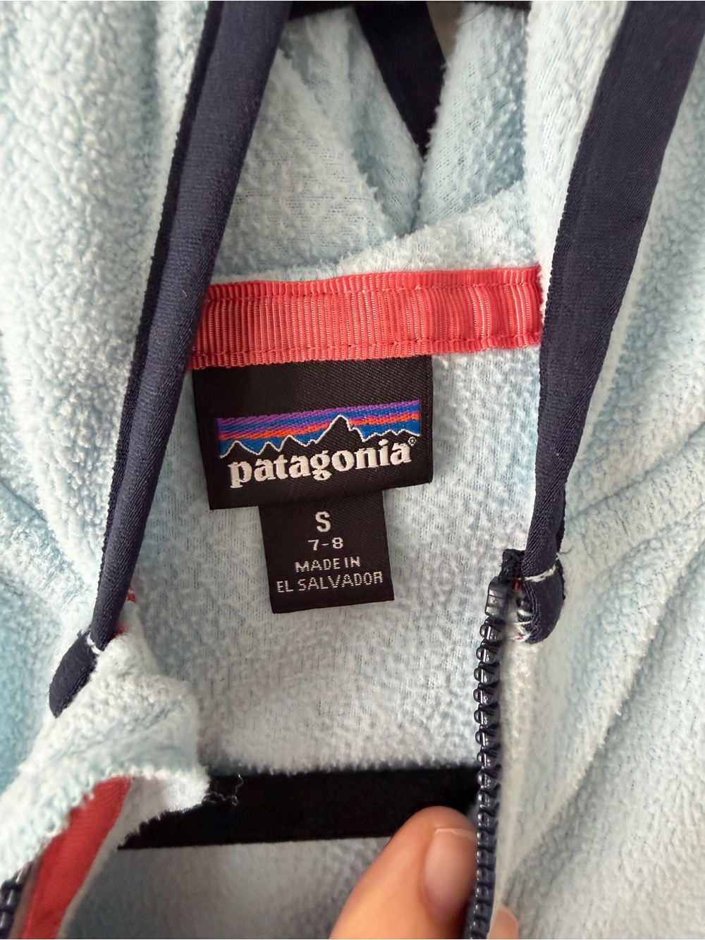Patagonia Kids Micro Snap fleece jacket - Small/7-8 - Picture 2 of 3